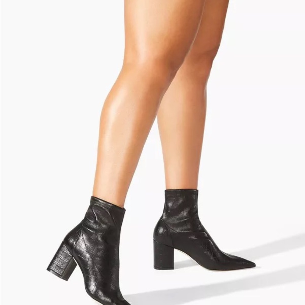 Stuart Weitzman Black Ankle Boots